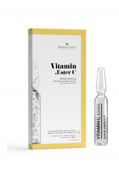 Ampulės veidui su vitaminu C visiems odos tipams "Vitamin C.Ester C", 10x2ml